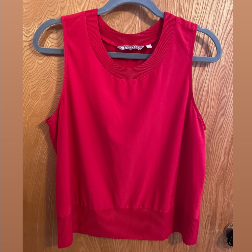 Red Athleta Tank Top (L)